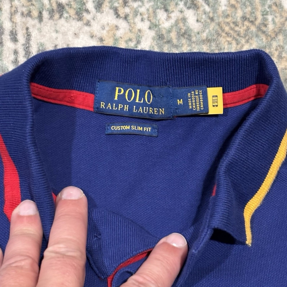 Rare Polo Ralph Lauren España (Spain) Matching Two-Piece Set Slim Fit Medium - Picture 8 of 8